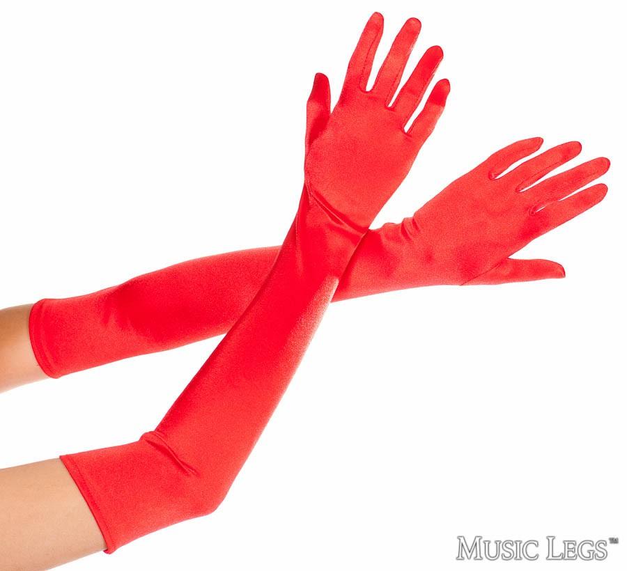 Satin Gloves