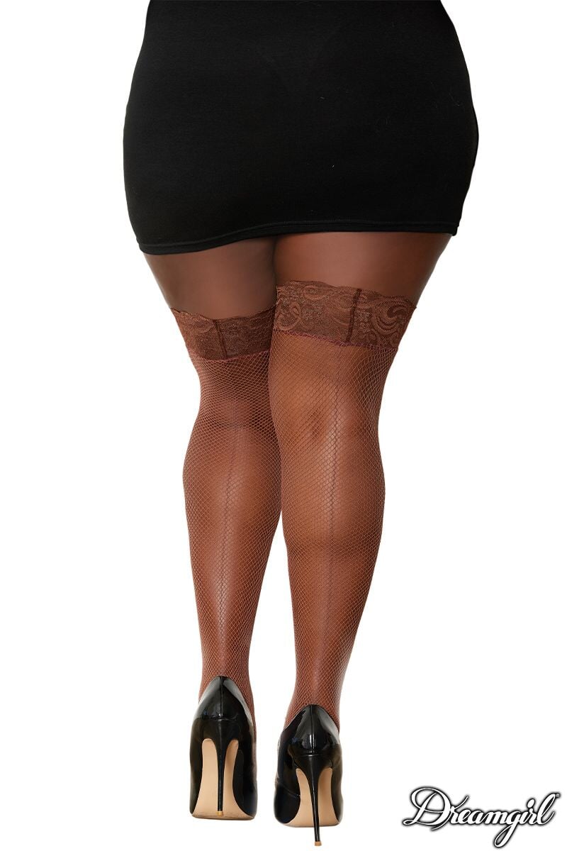 Fishnet Thigh High Stockings