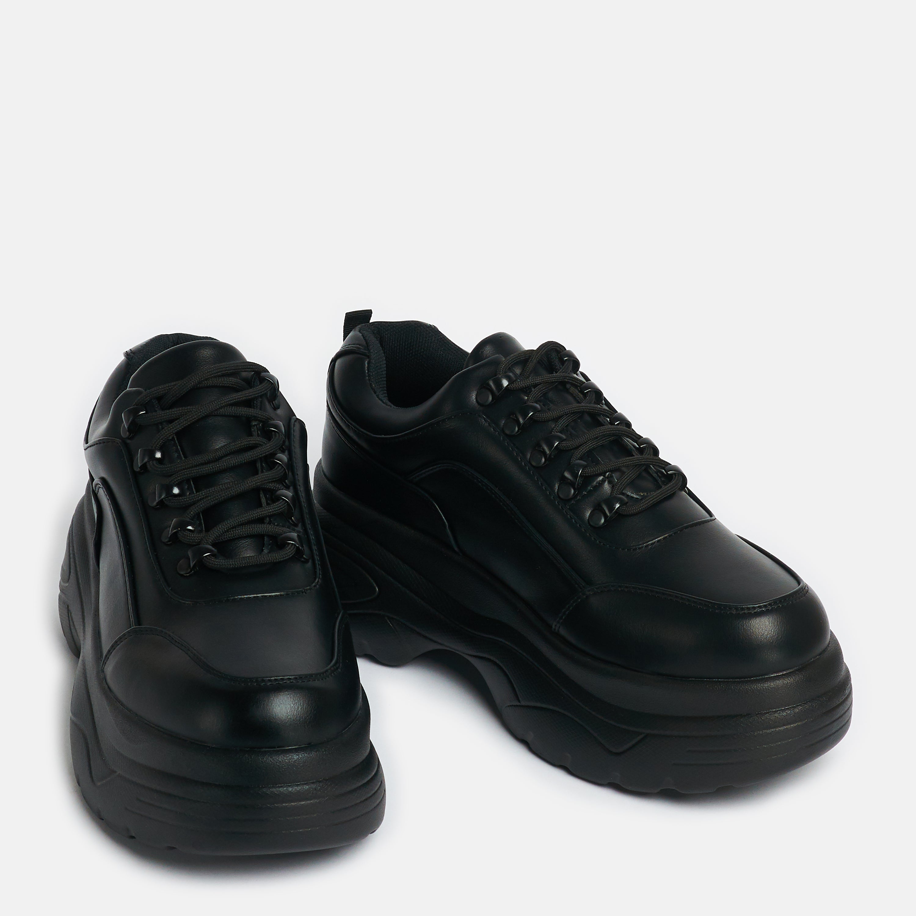 KOI Jennie Striker Black Chunky Bubble Trainers-Clearance
