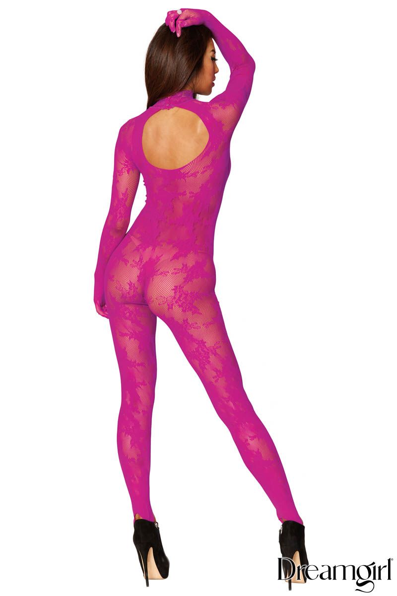 Floral Full Lace Catsuit
