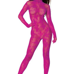 Floral Full Lace Catsuit