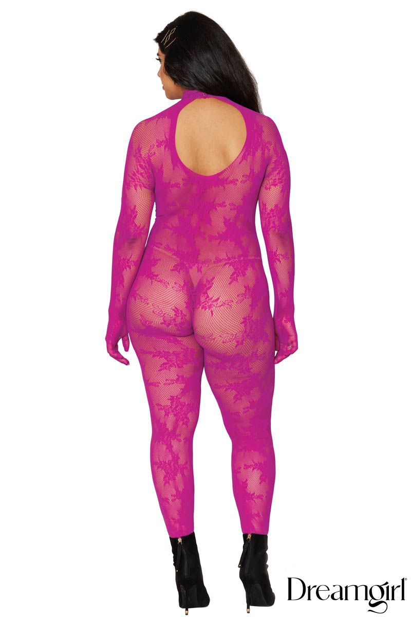 Floral Full Lace Catsuit