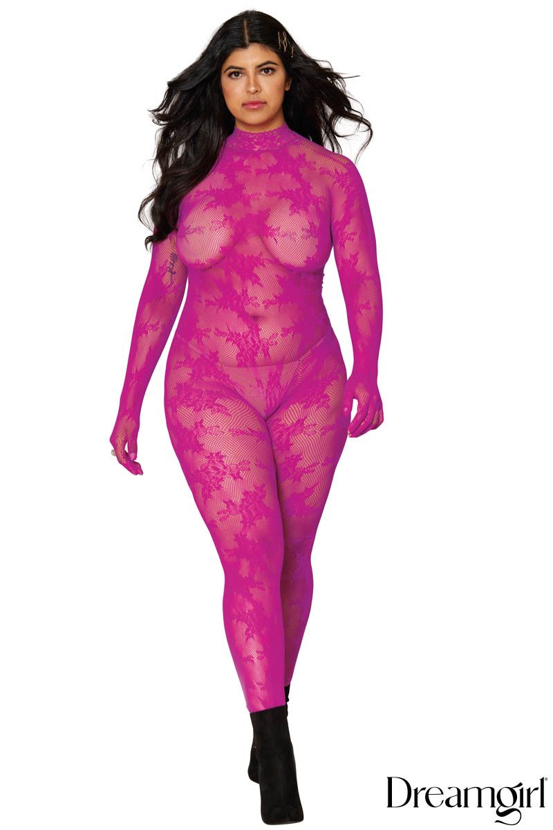 Floral Full Lace Catsuit