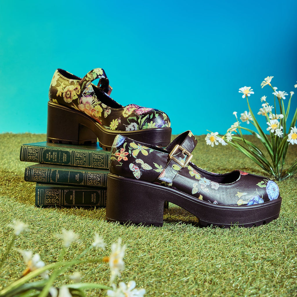 KOI Tira Mary Jane Shoes 'Floral Edition'