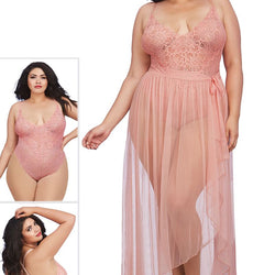 Lace Teddy & Maxi Skirt Set