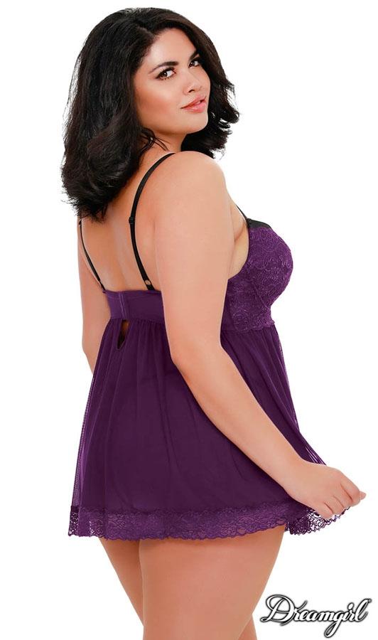 Lace & Mesh Babydoll