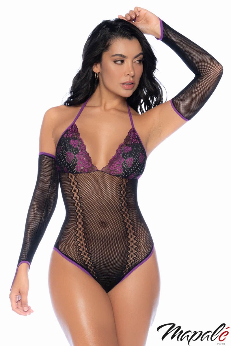 Net Teddy & Gloves