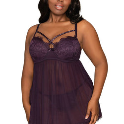 Studded Strappy Babydoll