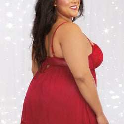Studded Strappy Babydoll