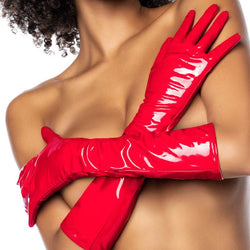 Wet Look Gloves