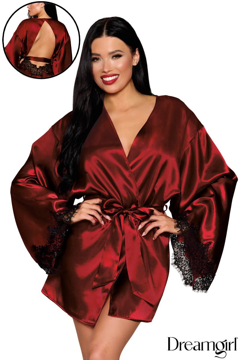 Open Back Robe