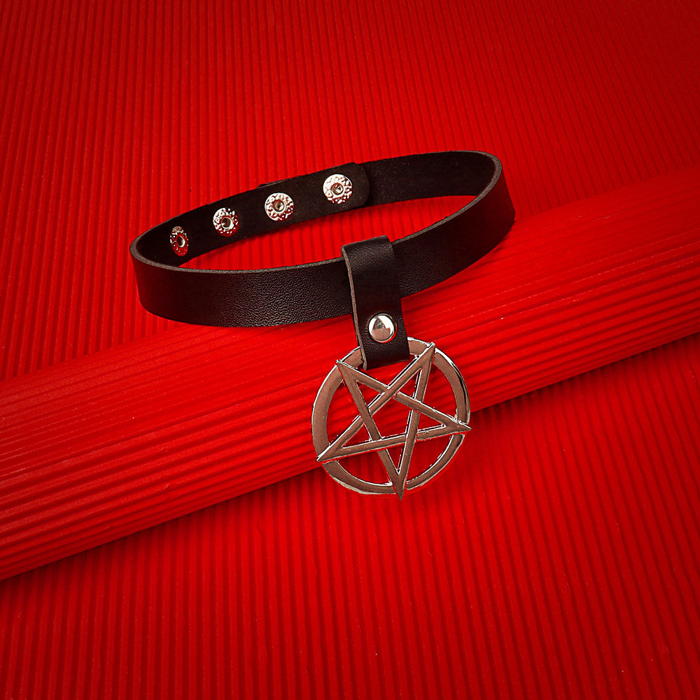 Pentagram Pendant Choker