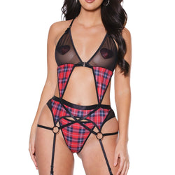 Bralette, Garter Belt & Thong Set