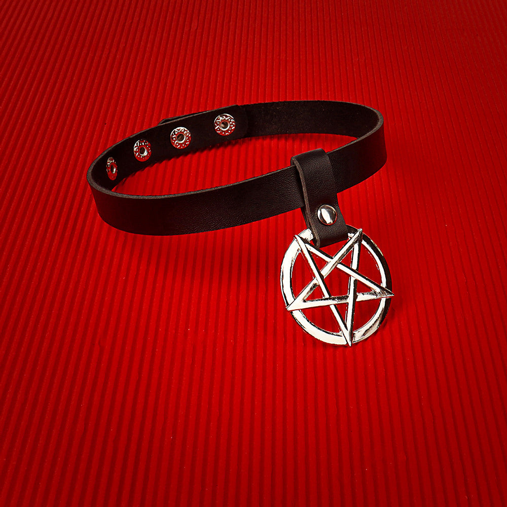 Pentagram Pendant Choker