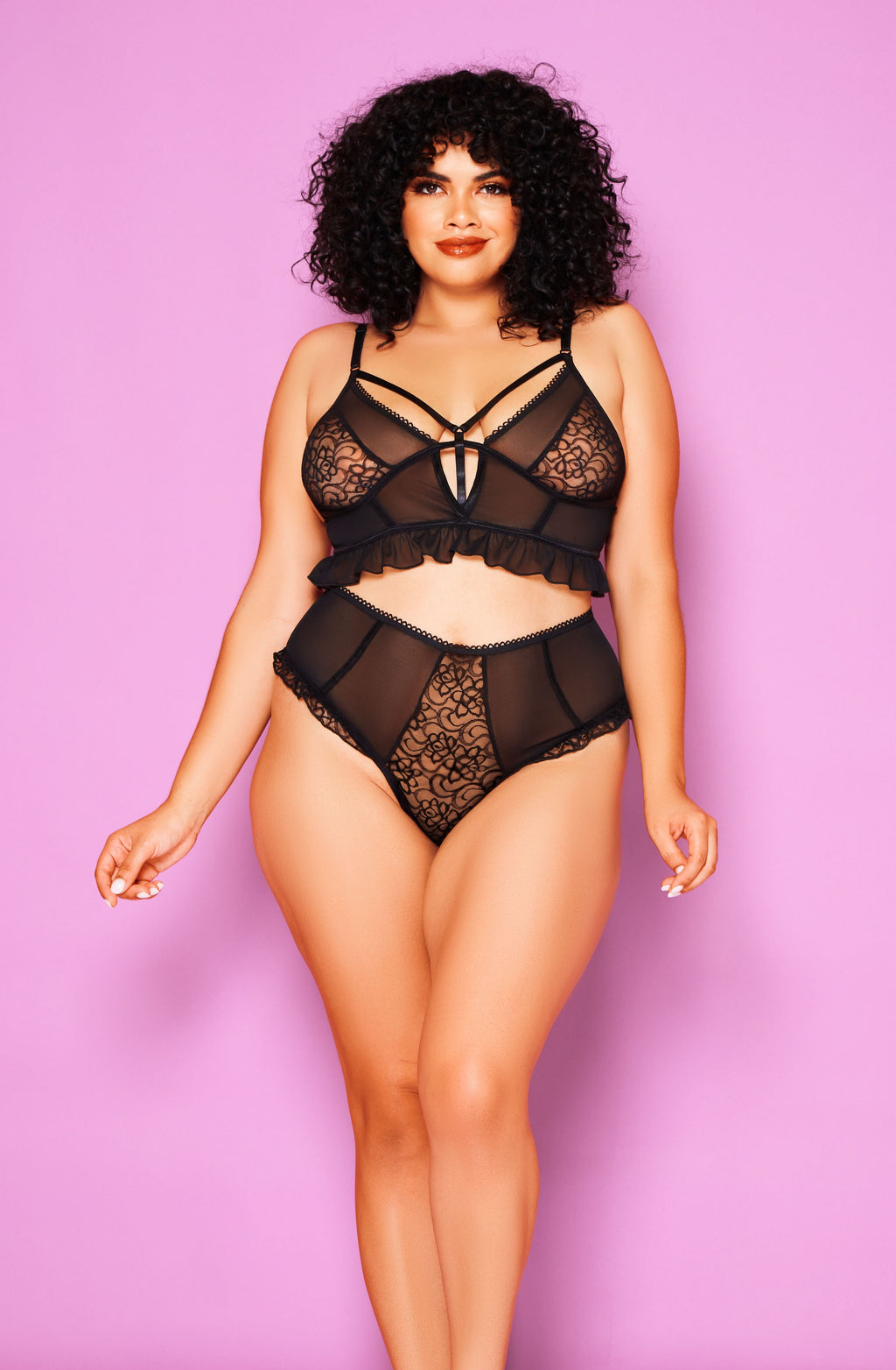Dark In Love Bra Set front view