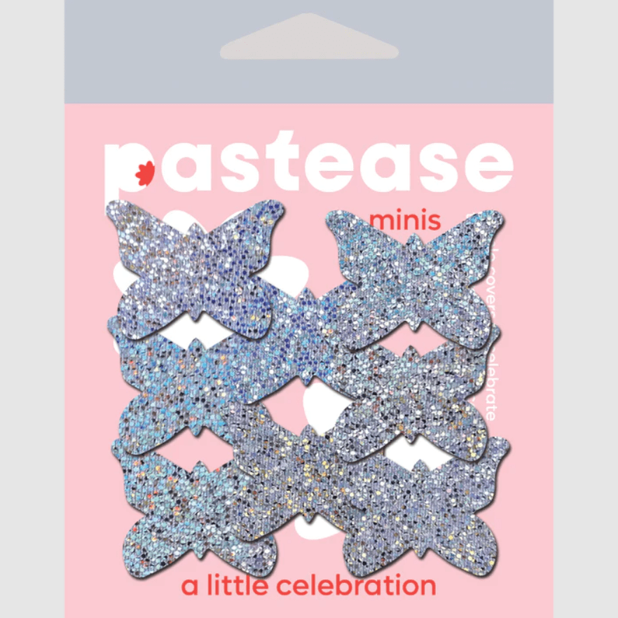 Body Minis: 10 Mini Glitter Butterflies Nipple & Body Pasties