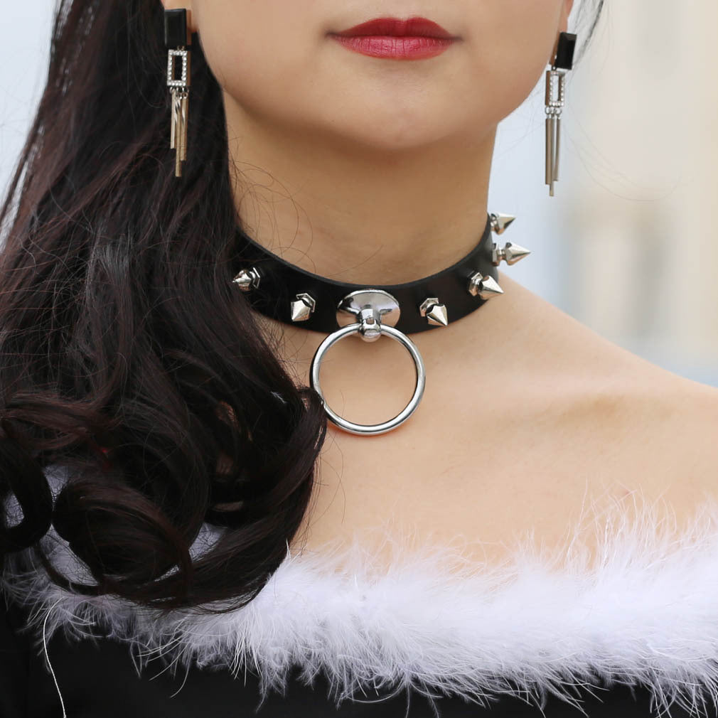 Spike Collar Choker