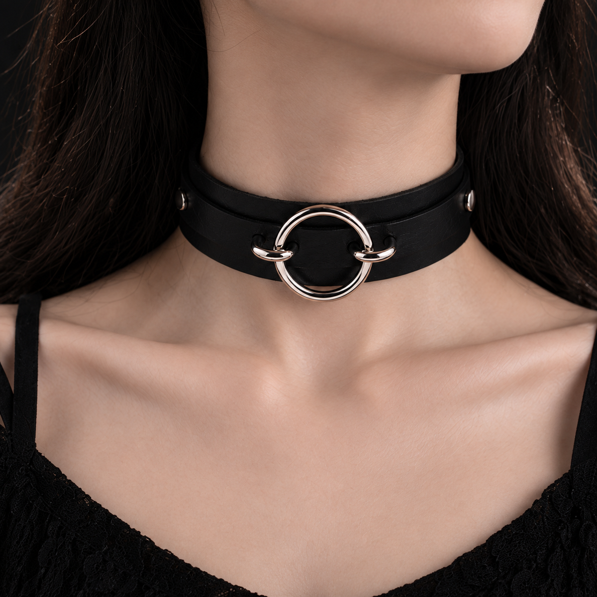 Cat Ear Ring Choker