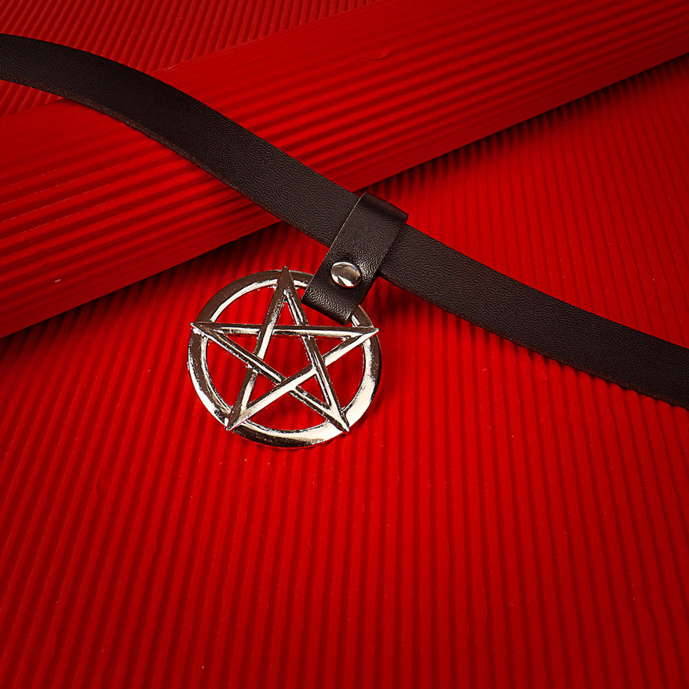 Pentagram Pendant Choker