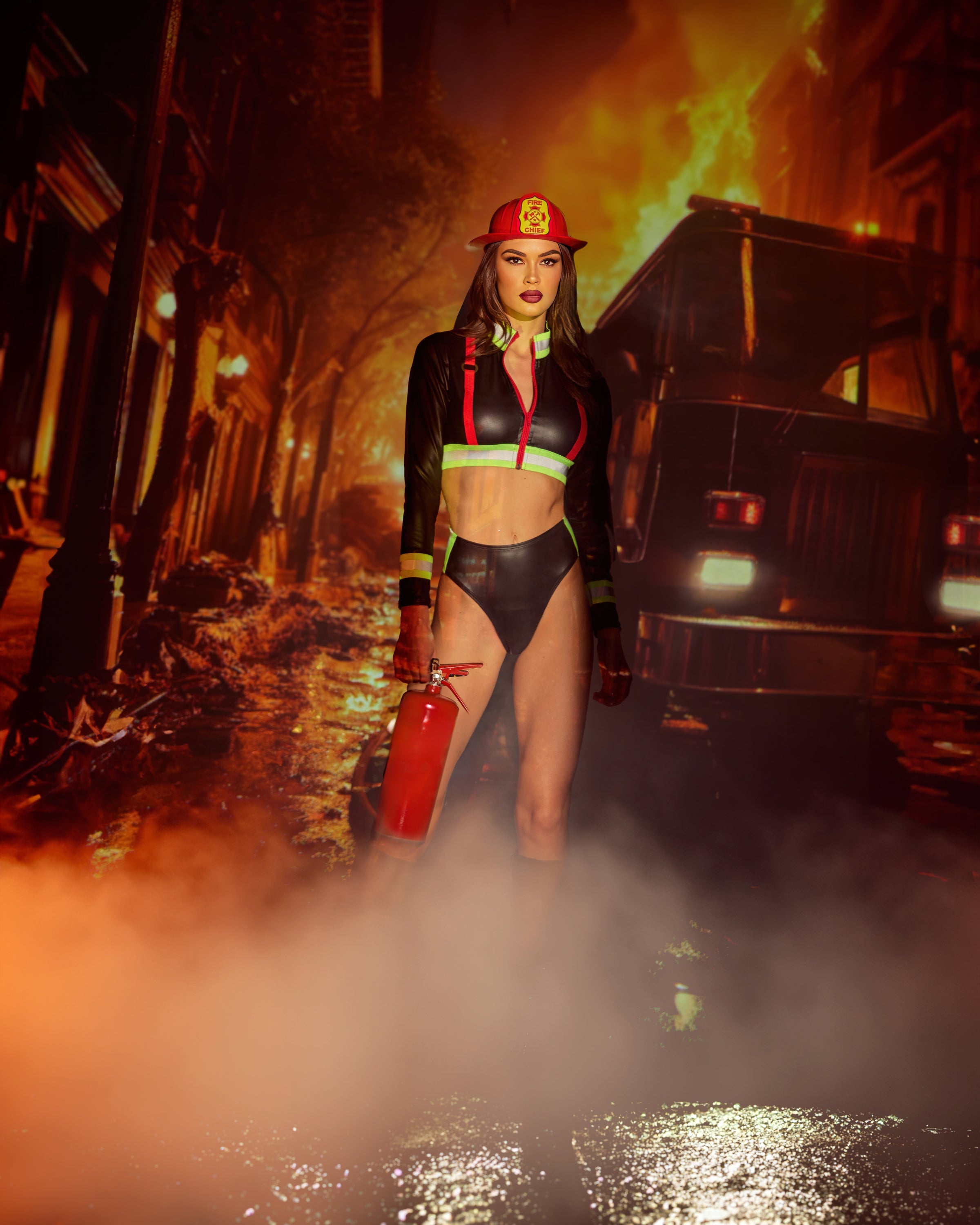 3pc Fierce Fire Woman