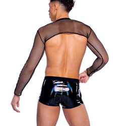 Vinyl with Iridescent Pint Shorts