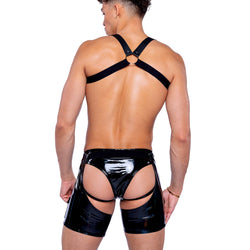 Pride Faux Leather Studded Harness