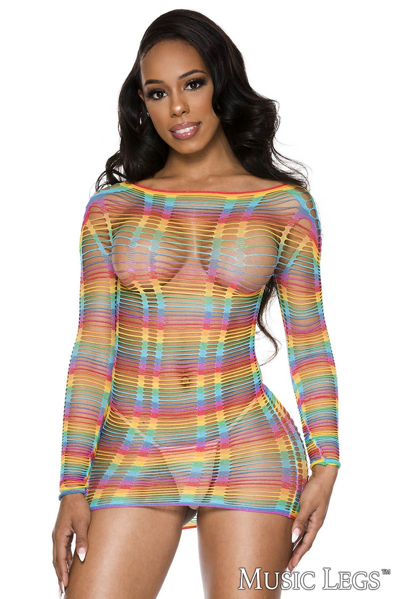 Striped Rainbow Chemise