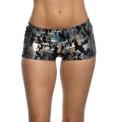 1pc Low Rise Iridescent Camouflage Shorts