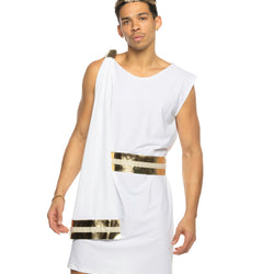 2pc Gilded Greek God