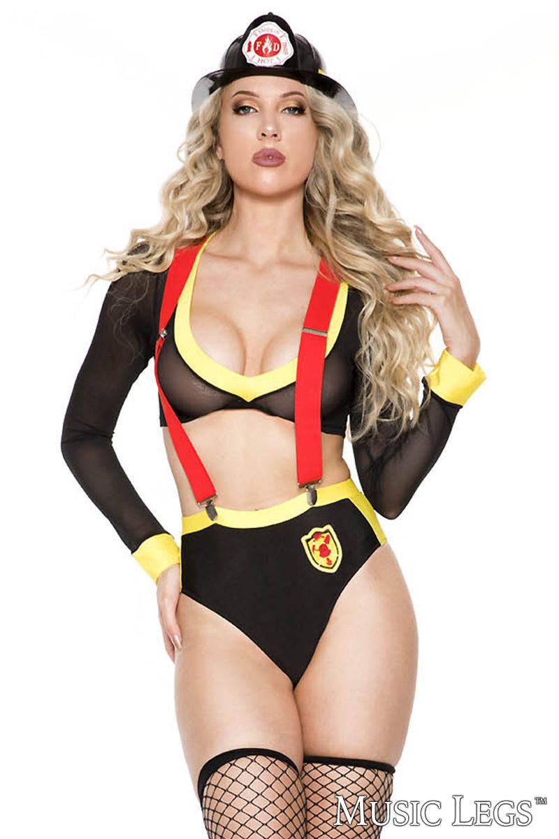 Tempting Firefighter, 4Pc. Set