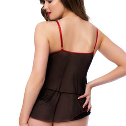 Heart Mesh Babydoll