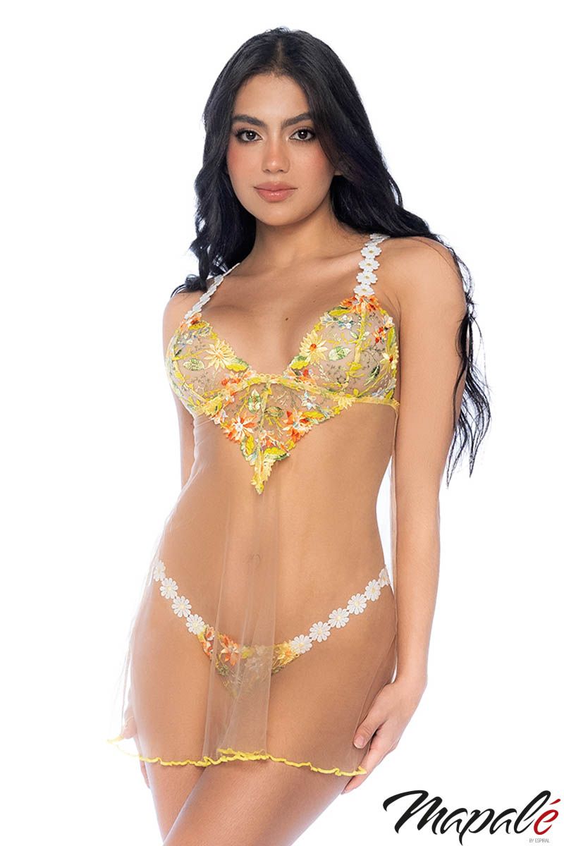 Floral Lace Babydoll