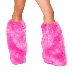 Basic Faux Fur Leg Warmers