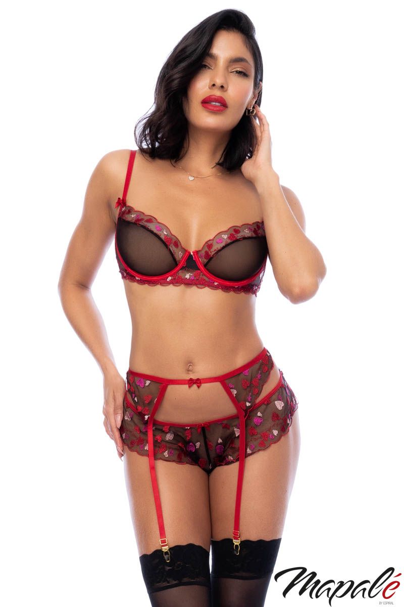 Heart Mesh 3Pc. Set