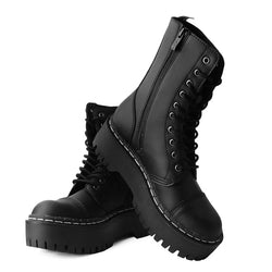TUK Black TUKskin™ 10-Eye Double Decker Boot