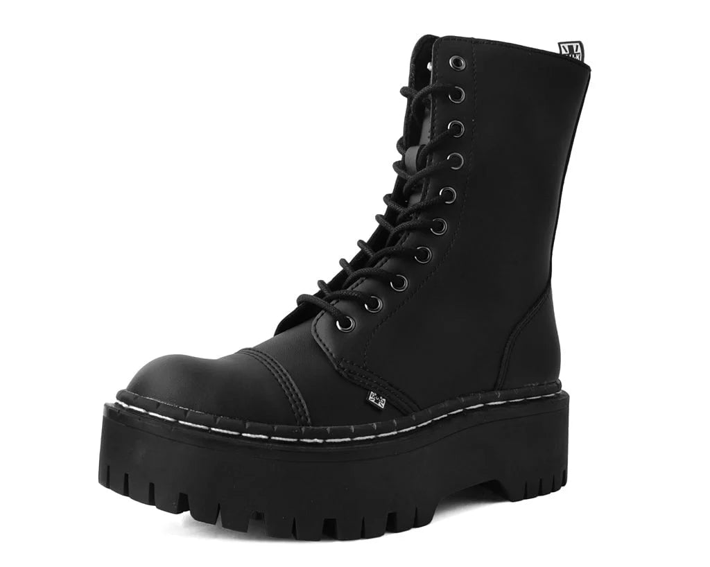 TUK Black TUKskin™ 10-Eye Double Decker Boot