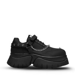 Allsander Men's Platform Trainers - Black