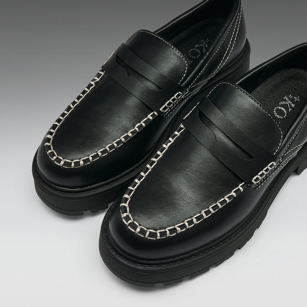 KOI Apis Black Loafers