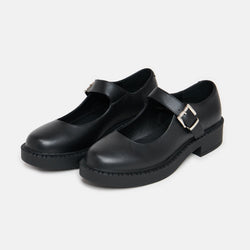 KOI Kishi Tale Black Flat Mary Jane Shoes