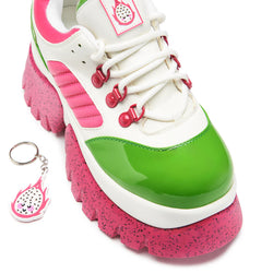 Dazzleberry Dragon Trainers-Multicolor-Size 5-Clearance
