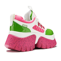 Dazzleberry Dragon Trainers-Multicolor-Size 5-Clearance