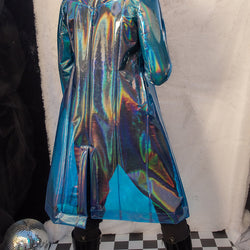 Rubberized Vinyl Trench Coat