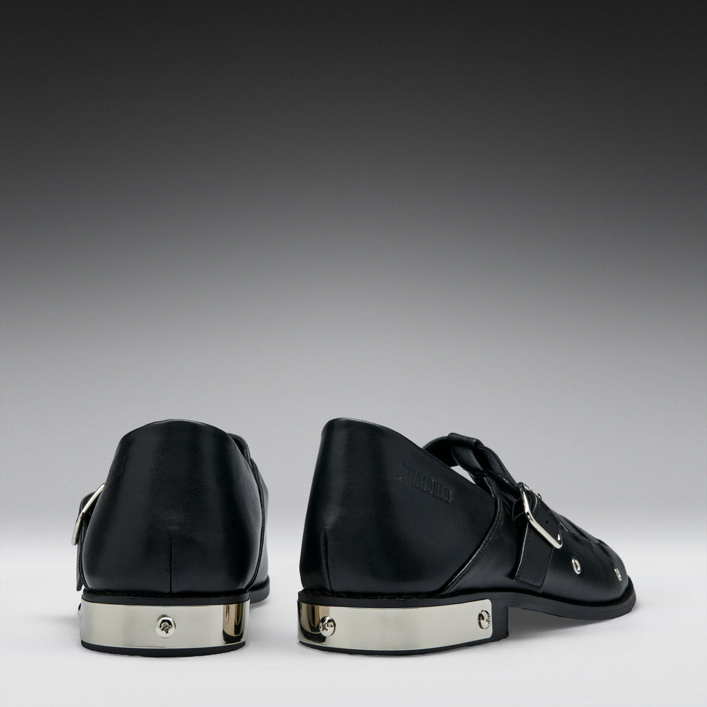 KOI Forlorn Men's Spiked Mary Janes - Black