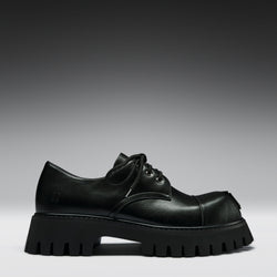 KOI Gehrman Metal Cap Chunky Shoes - Black