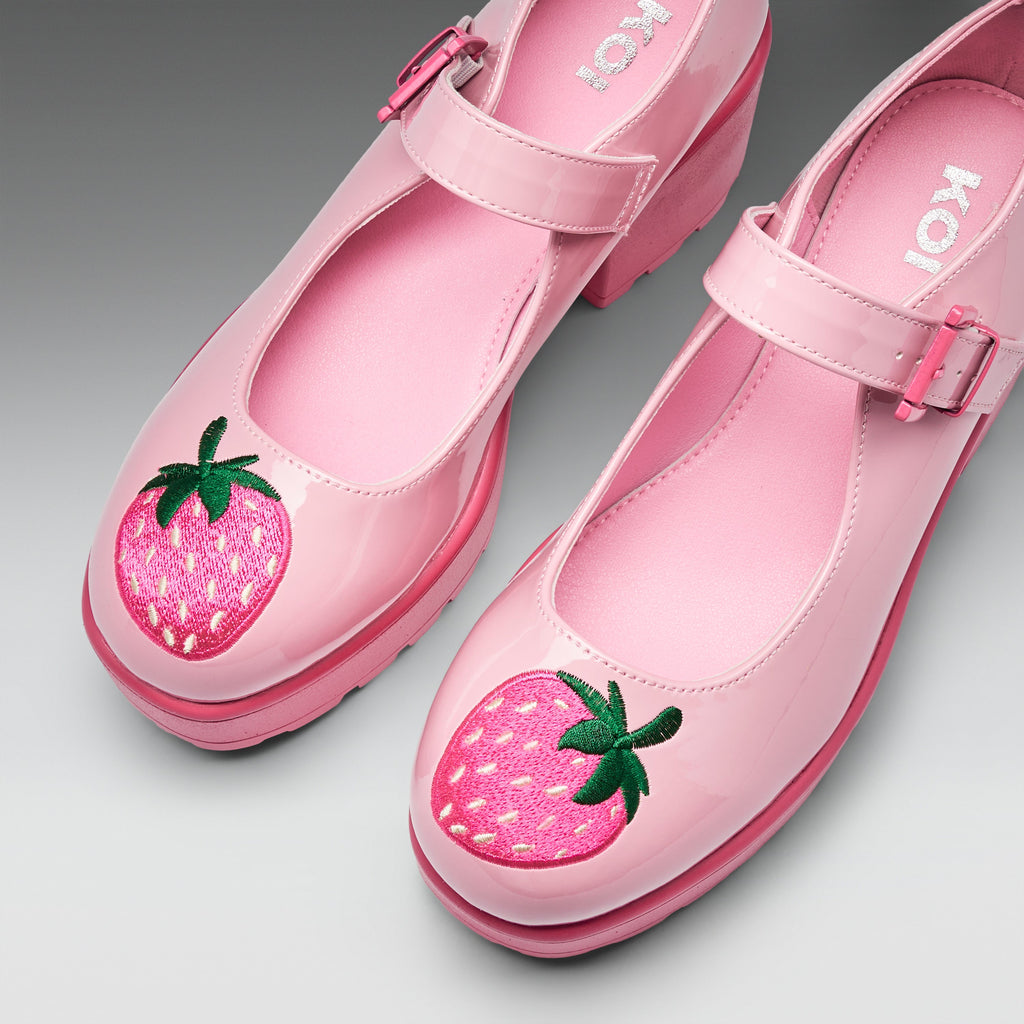 KOI Tira Mary Janes ‘Strawberry Cheesecake Edition’