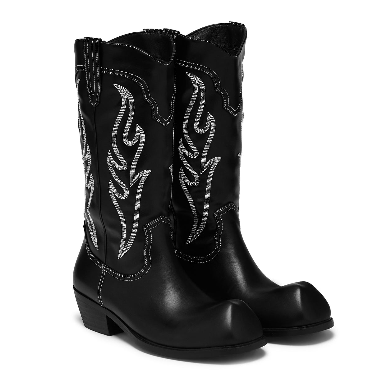 Boot Nose KOI Cryptek Snub Nose Tall Platform Boots | Shoefreaks.ca – ShoeFreaks