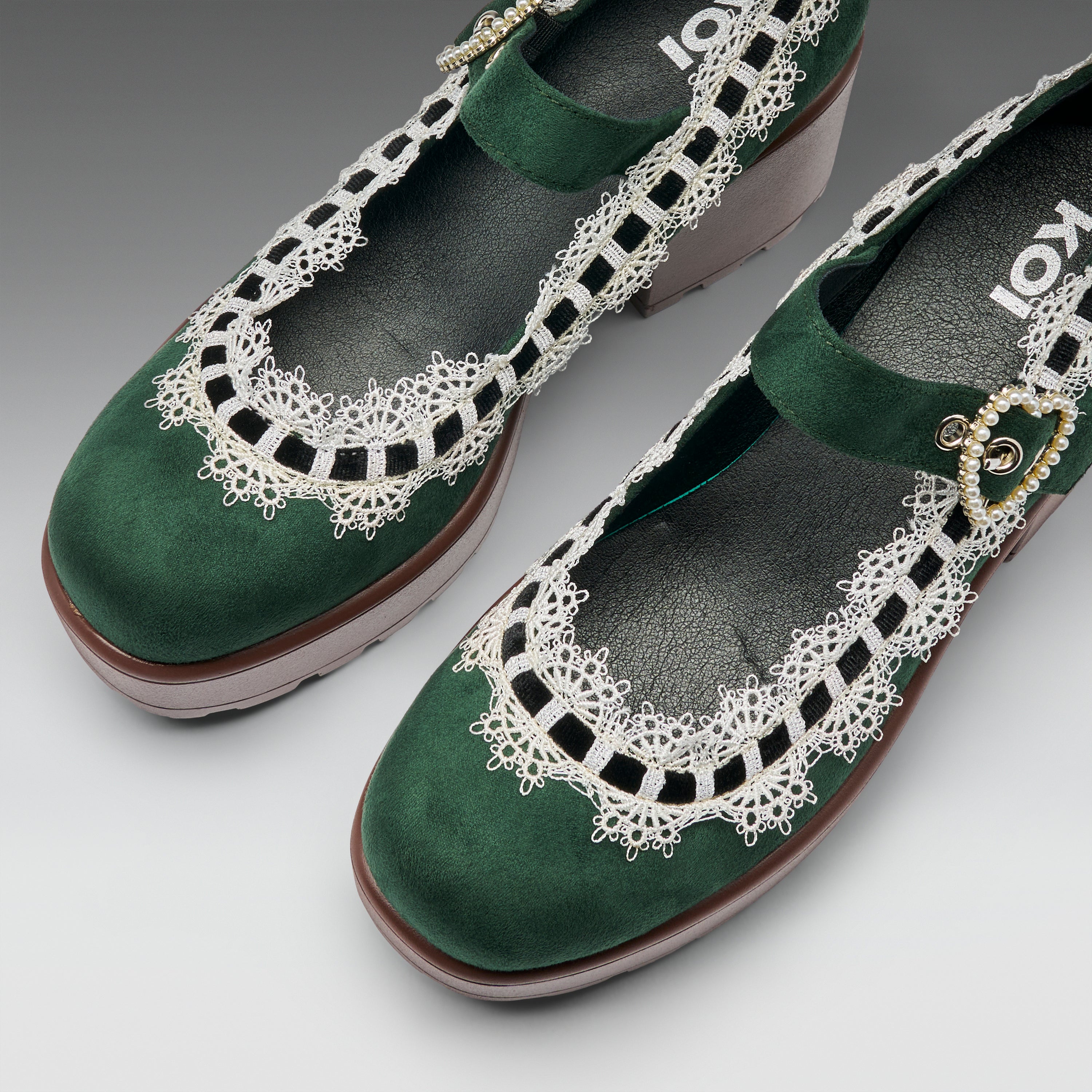 KOI Tira Mary Janes ‘ Willow Wisp Edition’