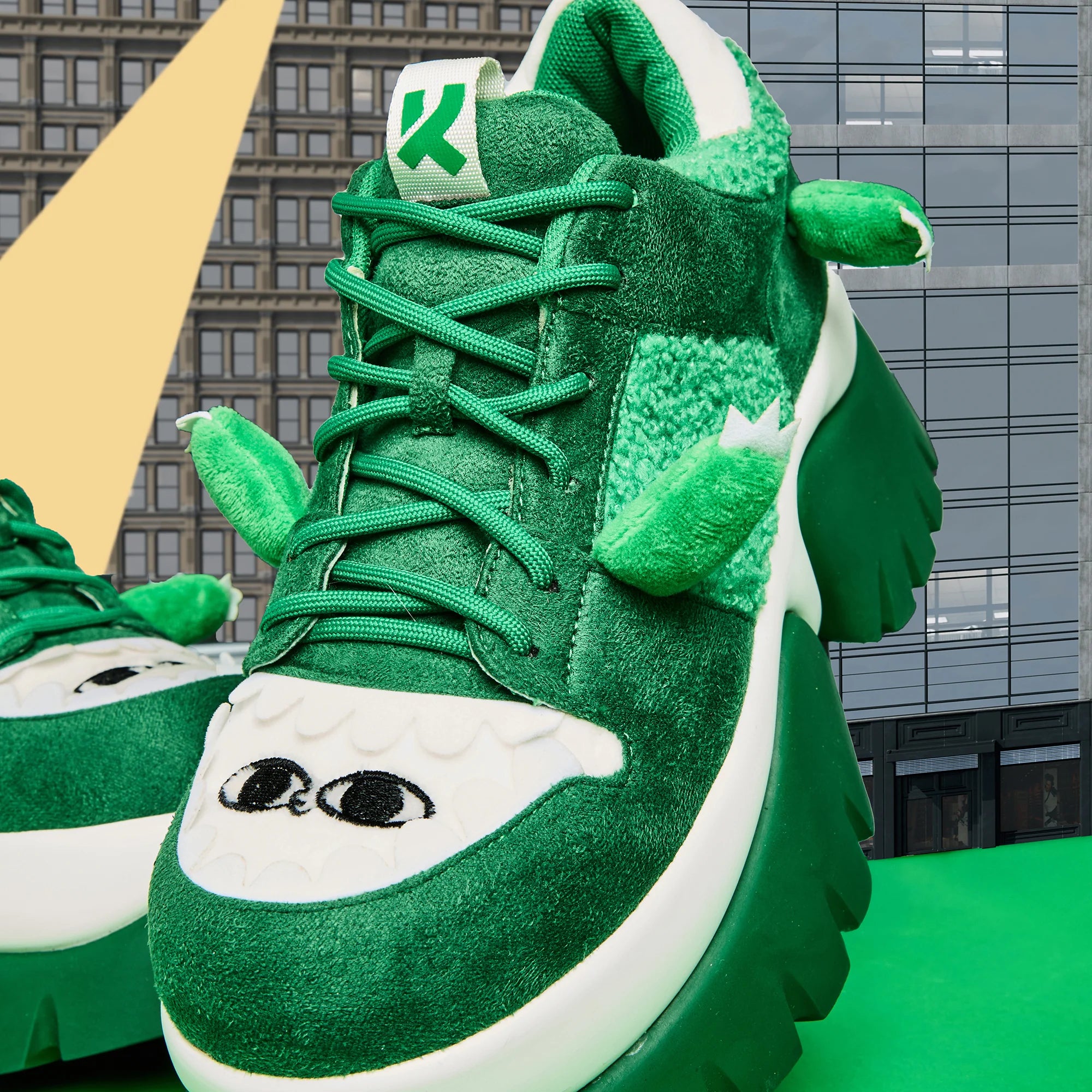 KOI Beanzilla Platform Trainers - Green-Clearance