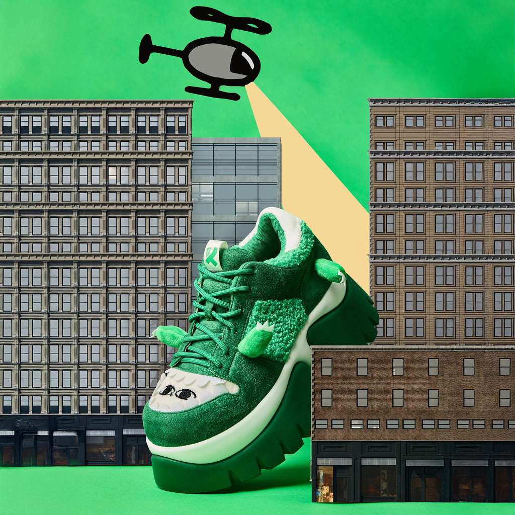 KOI Beanzilla Platform Trainers - Green-Clearance