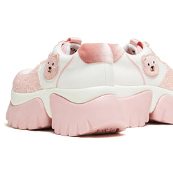 Bear Blushes Chunky Glitter Trainers - Pink